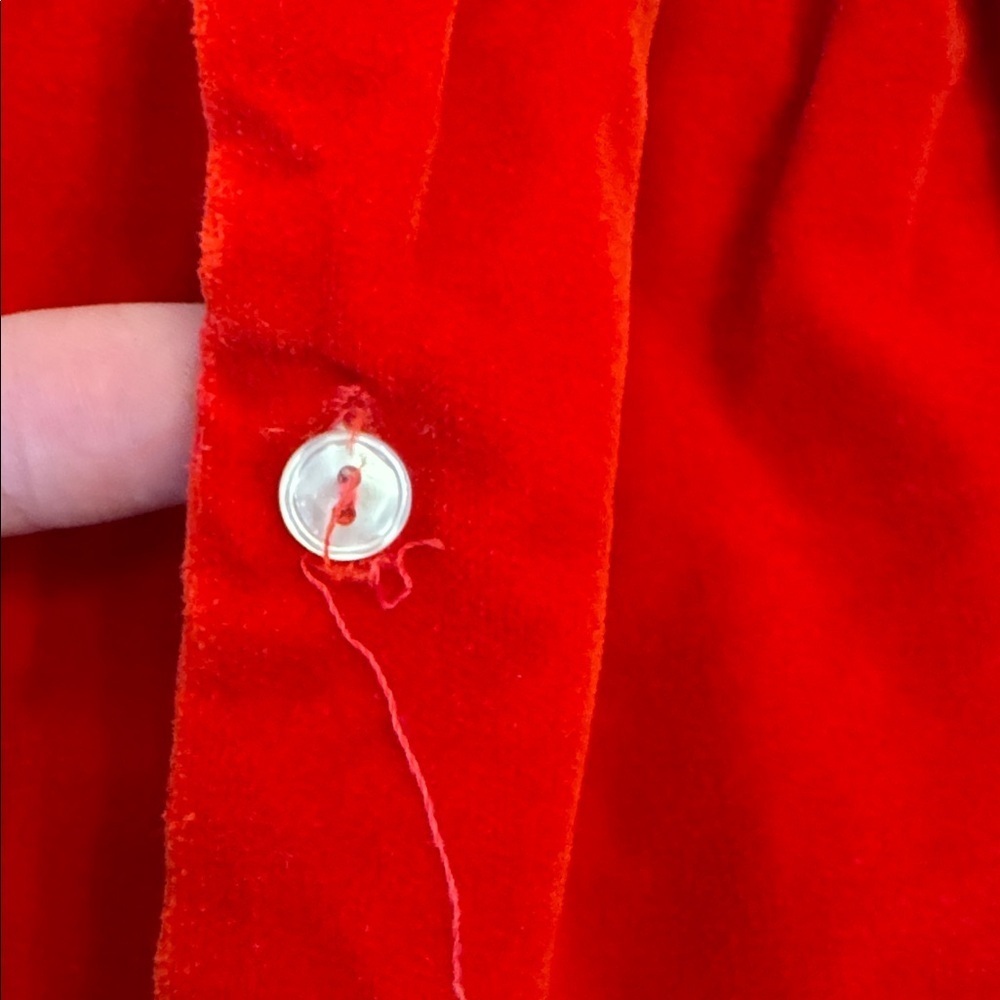 Adorable Vintage Toddler Cherubs Velvet Holiday Dress, sz 2 - Picture 10 of 13